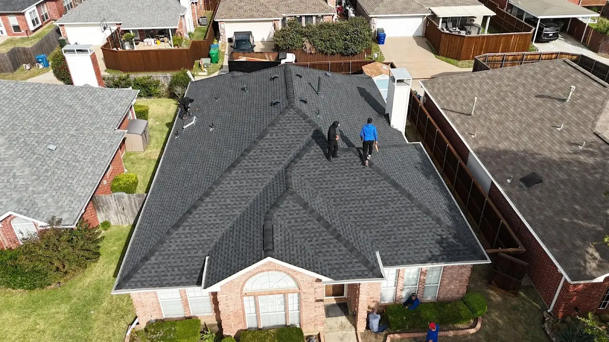 Commercial Roofing work in progress on a Colorado Springs property